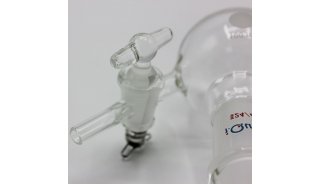 芯硅谷 T3719 两口反应瓶,高硼硅,50ml~500ml