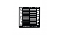 TYP 38 空间分辨力测试卡 线对卡