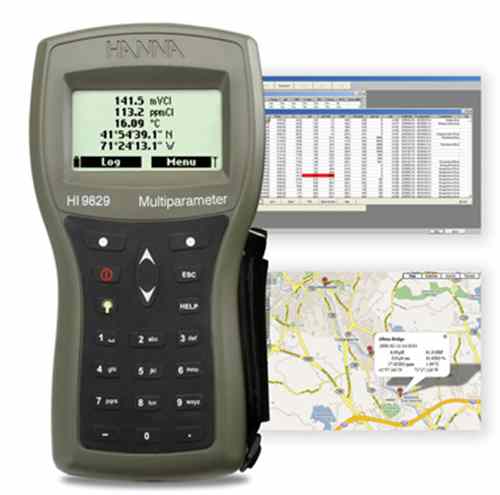  HI9829GT 高精度多参数【内置GPS、16项】水质分析测定仪