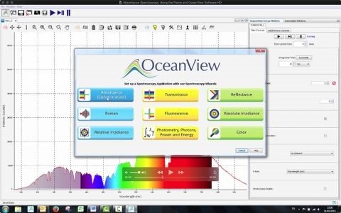 OceanView的吸光度操作包