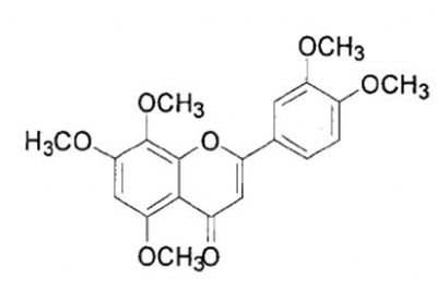 上海同<em>田</em>标准品异橙黄酮(3’,4’,5,7,8-五甲氧基黄酮)isosinensetin中草药对照品中药对照品