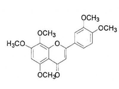上海同田标准品异橙黄酮(3’,4’,5,7,8-五甲氧基黄酮)isosinensetin中草药对照品中药对照品