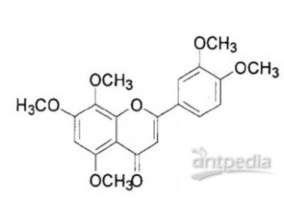 上海同田标准品异橙黄酮(3’,4’,5,7,8-五甲氧基黄酮)isosinensetin中草药对照品中药对照品