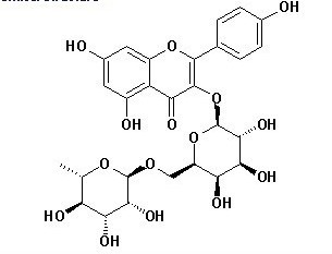 上海同<em>田</em>标准品山奈酚-3-O-洋槐糖苷Kaempferol3-O-robinobioside17297-56-2中草药对照品中药对照品