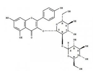 上海同田标准品山奈酚-3-O-β-D-槐糖苷/山奈酚-3-O-槐糖苷19895-95-5中草药对照品中药对照品