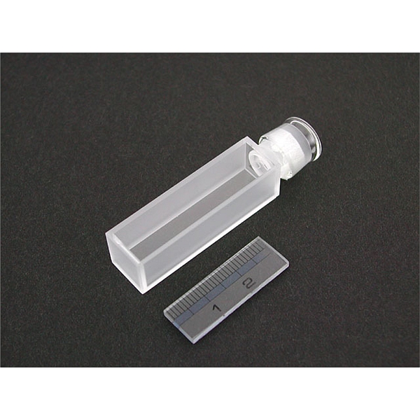 10mm光程<em>石英</em>比色皿带密封塞CELL(S), WITH SEALED PLUG，用于UV-2450／UV-2550