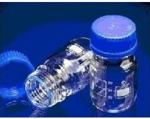 进口Schott-Duran透明蓝盖试剂瓶