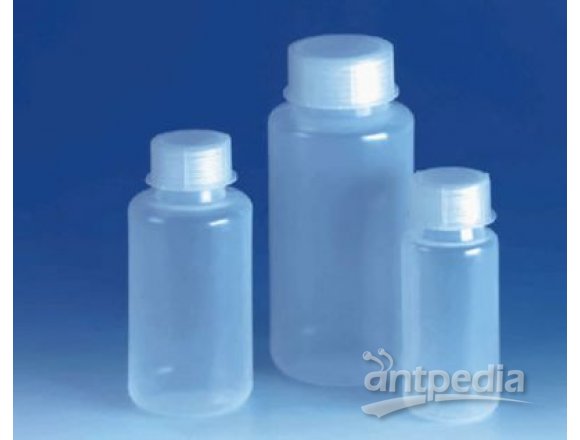广口瓶透明带PP材质内铸成型的密封环的旋盖瓶体为低密度PE材质