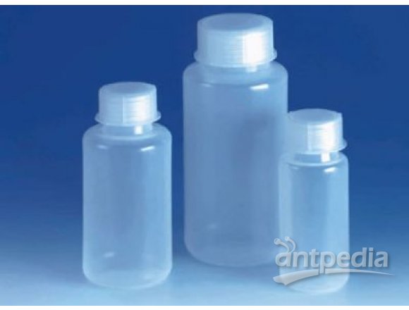 广口瓶透明带PP材质内铸成型的密封环的旋盖瓶体为PP材质