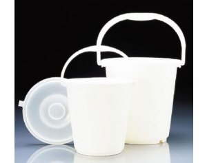桶白色标刻度透明桶体为高密度PE材质