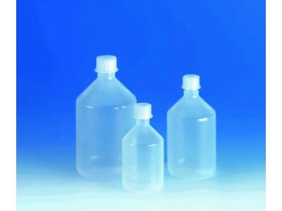 窄口试剂瓶透明带PP材质的旋盖瓶体为PP材质