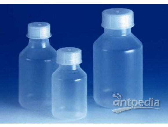 广口试剂瓶透明带PP材质的旋盖瓶体为PP材质