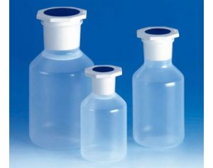 广口试剂瓶透明带PP材质的NS瓶塞瓶体为PP材质