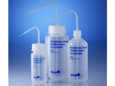 带标识洗瓶印刷标识为蒸馏水低密度PE材质