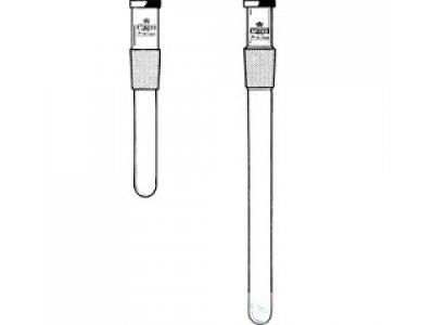 THERMOMETER POCKETS, CONE ST 14/23,   BUILT-IN LENGTH 110 MM, FOR FLASKS 250 - 500 ML