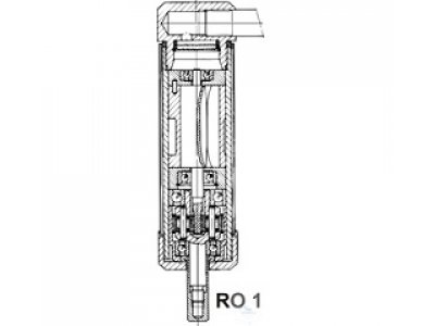 STIRRER COMPRESSED AIR RO 12, OVERALL   LENGTH: 120 MM  0,1 - 6 BAR