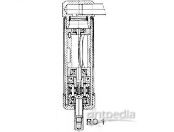 STIRRER COMPRESSED AIR RO 21/F, OVERALL   LENGTH: 155 MM  0,2 - 6 BAR