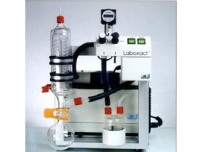 KNF SEM810抗化学腐蚀真空系统（含底座、分离瓶、冷凝器、微调阀、数显真空表、安全排气阀）