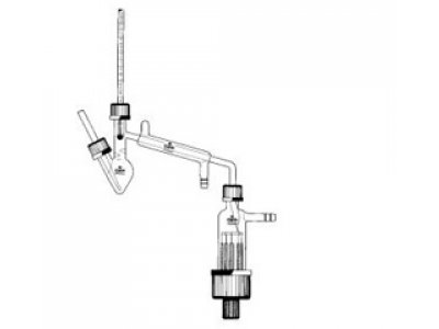 SPARE PARTS FOR MICRO-DISTILLING APPARATUS FOR 5 ML,  FLASK WITH FUSED-ON CONDENSER,  70 MM; 2 GL 14