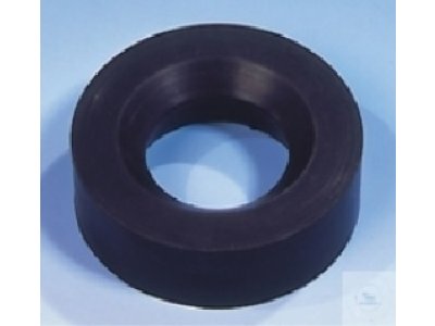 RUBBER RINGS FOR FILTER FUNNELS,  WITH RIM FOR IMPROVED PLACEMENT  O.D. SIEZE TOP 27MM, O.D BOTTOM 1