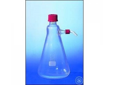 FILTER FLASK, 500 ML,   WITH SCREW THREAD, GL 32/10,  SVS-TUBING CONNECT. GL 14,  FLASK ONLY