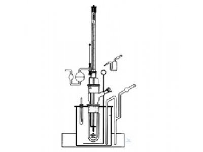 APPARATUS FOR DETERMINATION OF MOLECULAR WEIGTHS,  ACC. TO BECKMANN, FOR FREEZING METHOD, COMPLETE