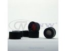 黑色13-425开孔拧盖、含红色PTFE/白色硅胶隔垫