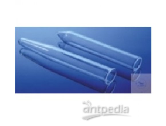 CENTRIFUGE TUBES, UNGRADUATED,  WITH CONICAL BOTTOM, AR-GLASS  17 x 98 MM, WITH RIM