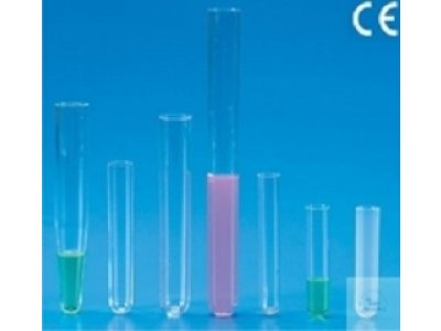 CULTURE TUBES (TEST TUBES),  MADE OF POLY STYRENE,  RIMLESS, 5 ML, 13 X 75 MM  VE = 500 ST
