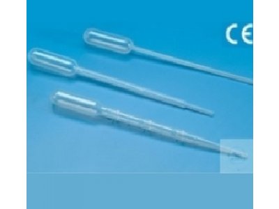 DISPOSABLE-PASTEUR PIPETTES, GRAD.   MADE OF PE, 155 MM LONG, 1 ML, PACK = 500 PCS.