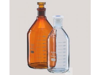LABORATORY BOTTLE 1000 ML, ST 29/32, ONE STOPPER SIZE,  ? 101 MM, HEIGHT 230 MM, AUTOCLAVABLE, HEAT