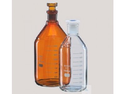 LABORATORY BOTTLE 5000 ML, ST 29/32, ONE STOPPER SIZE,  ? 182 MM, HEIGHT 335 MM, AUTOCLAVABLE, HEAT