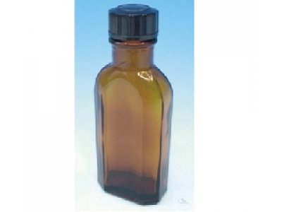 CULTURE BOTTLES, MEPLAT, 150 ML, AMBER GLASS,  WITH DIN-SCREW THREAD, COMPLETE WITH SCREW CAP