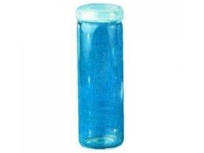 ROLLED NECK BOTTLE 30 ML, CLEAR GLASS,   HEIGHT: 75 X 28 MM, NECK DIA. 17 MM,  PACK = 100 PIECES
