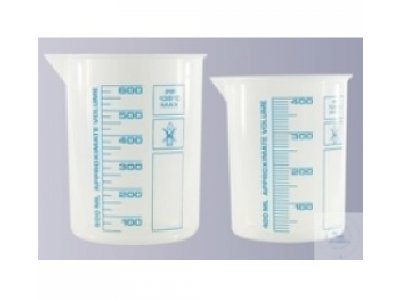 GRIFFIN BEAKERS, 150 ML,  COLOR GRADUATED, PP