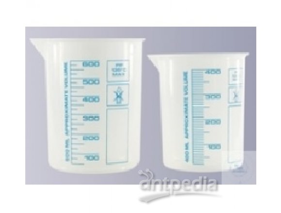 GRIFFIN BEAKERS, COLOR GRADUATED, PP, 25 ML