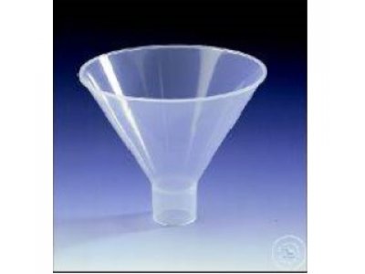POWDER FUNNEL, NATURAL, PP,   O. D. 150 MM, HEIGHT 138 MM,