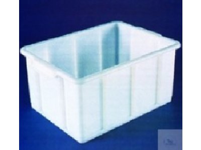 TRANSPORT- AND STORAGE CONTAINER, PP,  20 L, 380 X 280 X 200 MM, CAN BE EASILY PILED-UP,  RESISTANT