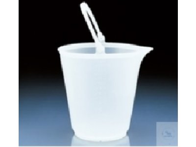 BUCKET, PP, WITH SPOUT, NATURAL  COLOR, GRADUATED, 15 L.
