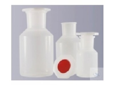 BOTTLES,CONICAL SHOULDER,PP, WIDE-   -MOUTHED,TRANSPARENT,  WITH ST-STOPPER ST 45, 500 ML