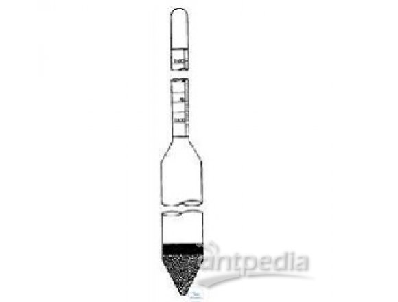 PRECISION DENSITY HYDROMETER,  DIN 12791 TY. 20|C, L. 430 MM,  WITHOUT THERMOMETER, TYPE L 20  RANGE