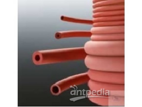 RUBBER-VACUUM TUBING (HIGH PRESSURE),  PARA HR 1374 RED, ID.10 MM,WALL THICKNESS 5MM
