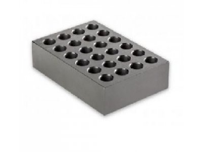 Block heating 3.5x5.125x1.750in, alum anod, 15 pos for MICROVAP 11801