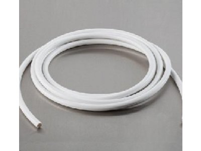 Tubing 1/4in id x 3/8in od x 10ft, white silicone for water supply