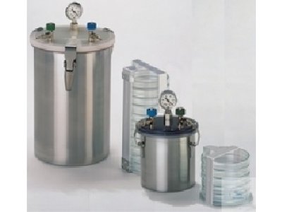 Anerobic jars, 6.0 l, inner ? 175 mm,   inner height 270 mm, stainless steel