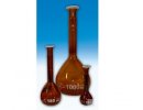 5000ml A级 棕色玻璃容量瓶，PE材质顶塞，白标