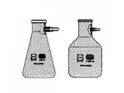 LABORATORY BOTTLES, BORO-GLASS,  25 ML W. LEVASINT-SAFETY COATING