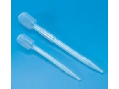 DISPOSABLE DROPPING PIPETTES (TRANSFER  PIPETTES), 2,4 ML, HEIGHT: 155 MM, UNGRADUATED,  PE-LD, NATU