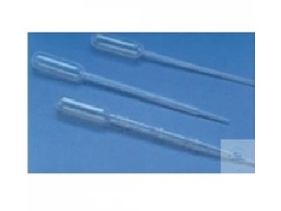 Pasteur pipettes, 3.0 ml macro graduated, disposable,  length: 150 mm, non-sterile, PE  Case = 500 pcs.