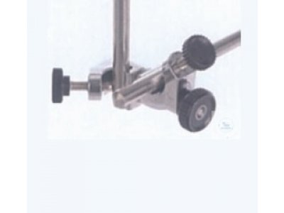 Bosshead swivel, Aluminium, angle 0-360°,    for rods up to ? 15 mm